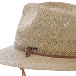 Stetson Terrace Outdoor Vented Seagrass Straw Fedora Hat -Bailey Store stetson fedora terrace stetson outdoor vented seagrass fedora hat hat 16524863340684