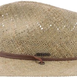 Stetson Terrace Outdoor Vented Seagrass Straw Fedora Hat -Bailey Store stetson fedora terrace stetson outdoor vented seagrass fedora hat hat 16524863373452