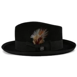 Whippet - Stetson Fur Felt Fedora Hat - TFWIPTB -Bailey Store stetson fedora whippet stetson caribou fur felt fedora hat tfwiptb hat 16524390400140