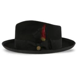 Whippet - Stetson Wool Felt Fedora Hat -Bailey Store stetson fedora whippet stetson wool felt fedora hat hat 16524557156492