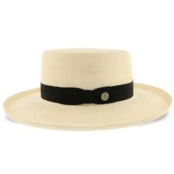 Colonel - Stetson Shantung Straw Gambler Hat -Bailey Store stetson gambler colonel stetson shantung straw gambler hat hat 16524605096076