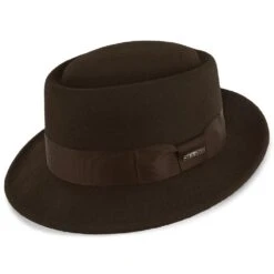 Cranston - Stetson Wool Felt Porkpie Hat -Bailey Store stetson porkpie cranston stetson wool felt porkpie hat hat 16524551389324