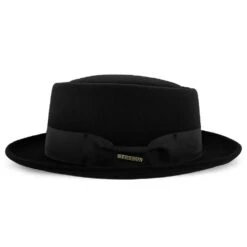 Cranston - Stetson Wool Felt Porkpie Hat -Bailey Store stetson porkpie cranston stetson wool felt porkpie hat hat 16524551553164