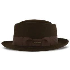 Cranston - Stetson Wool Felt Porkpie Hat -Bailey Store stetson porkpie cranston stetson wool felt porkpie hat hat 16524551585932