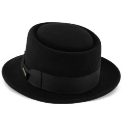 Cranston - Stetson Wool Felt Porkpie Hat -Bailey Store stetson porkpie cranston stetson wool felt porkpie hat hat 16524551815308
