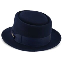 Cranston - Stetson Wool Felt Porkpie Hat -Bailey Store stetson porkpie cranston stetson wool felt porkpie hat hat 16524551880844