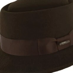 Cranston - Stetson Wool Felt Porkpie Hat -Bailey Store stetson porkpie cranston stetson wool felt porkpie hat hat 16524551946380