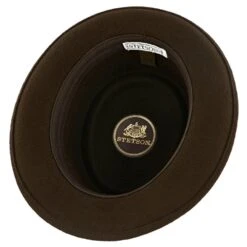 Cranston - Stetson Wool Felt Porkpie Hat -Bailey Store stetson porkpie cranston stetson wool felt porkpie hat hat 16524552044684