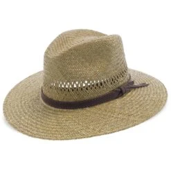 Stetson Childress Outdoor Vented Seagrass Straw Safari Hat -Bailey Store stetson safari childress stetson outdoor vented seagrass safari hat hat 16524861145228