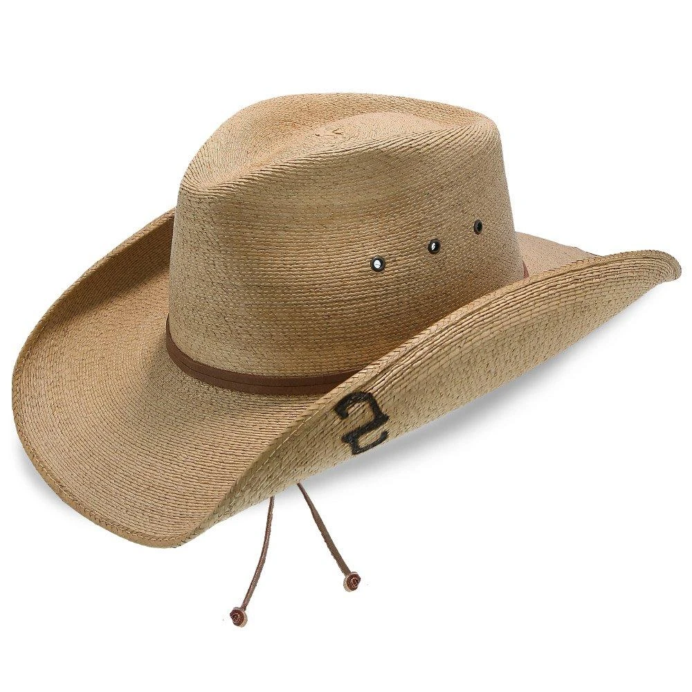 Contoy - Stetson Palm Straw Western Hat 2 Contoy - Stetson Palm Straw Western Hat - Image 2