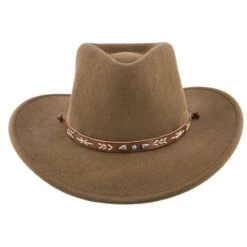 Santa Fe - Stetson Wool Felt Crushable Western Hat - SWSTFE -Bailey Store stetson western santa fe stetson wool felt crushable western hat swstfe hat 16524220039308