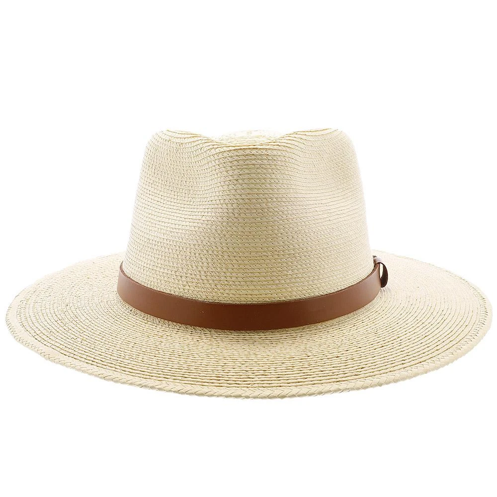 Fine Palm Tear Drop Fedora - Natural Hand Woven Fine Guatemalan Palm Hat 8 Fine Palm Tear Drop Fedora - Natural Hand Woven Fine Guatemalan Palm Hat - Image 8