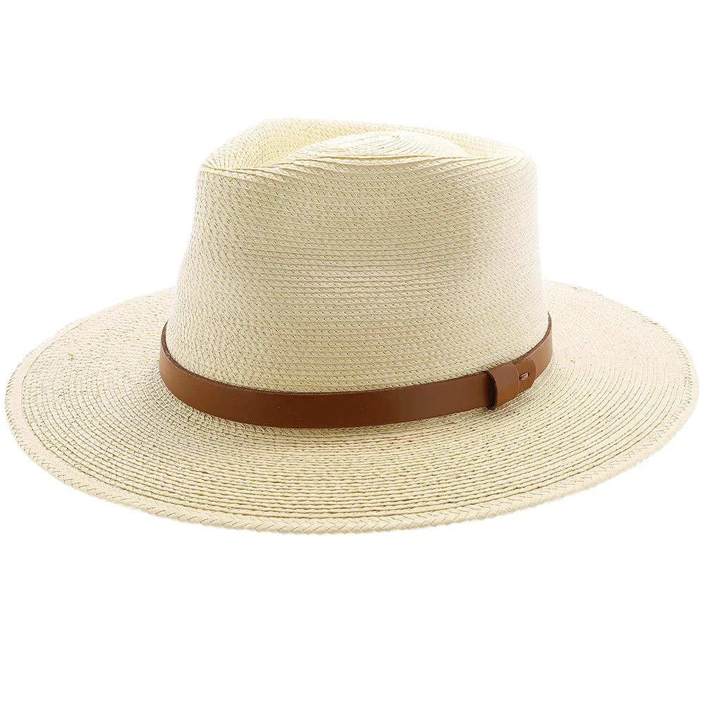 Fine Palm Tear Drop Fedora - Natural Hand Woven Fine Guatemalan Palm Hat 9 Fine Palm Tear Drop Fedora - Natural Hand Woven Fine Guatemalan Palm Hat - Image 9