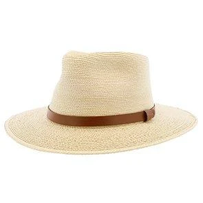 Fine Palm Tear Drop Fedora - Natural Hand Woven Fine Guatemalan Palm Hat 1 Fine Palm Tear Drop Fedora - Natural Hand Woven Fine Guatemalan Palm Hat