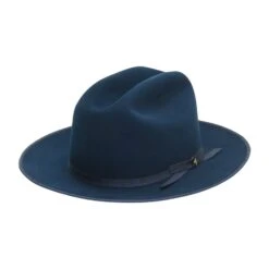 Pure Open Road - Stetson Beaver Fur Felt Fedora Hat -Bailey Store tfprorb0526 true blue 0