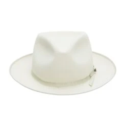 Pure Stratoliner - Stetson Beaver Fur Felt Fedora Hat -Bailey Store tfprstb1024 alabaster 1