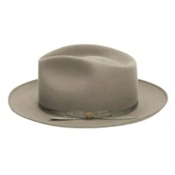 Pure Stratoliner - Stetson Beaver Fur Felt Fedora Hat -Bailey Store tfprstb1024 phantom grey 2