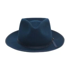 Pure Stratoliner - Stetson Beaver Fur Felt Fedora Hat -Bailey Store tfprstb1024 true blue 1