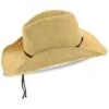 Betty - Tropical Trends Natural 100% Toyo Straw Western Hat