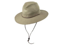 Dorfman Pacific Brushed Twill Cotton Safari Hat