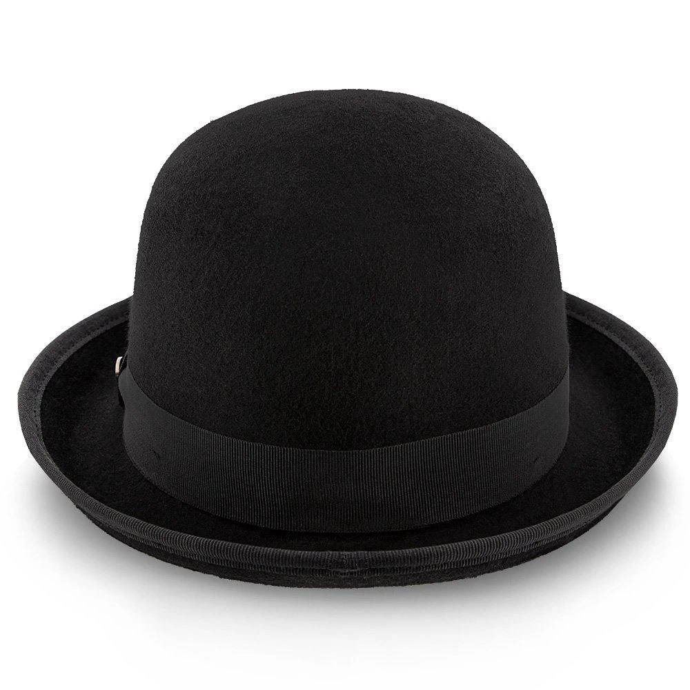 The Legend - Walrus Hats Black Wool Felt Bowler Hat - H7003 5 The Legend - Walrus Hats Black Wool Felt Bowler Hat - H7003 - Image 5