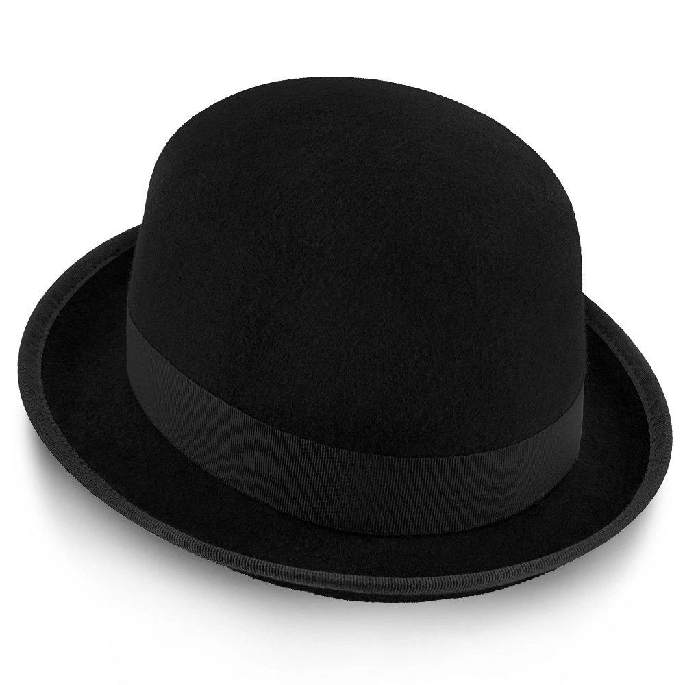 The Legend - Walrus Hats Black Wool Felt Bowler Hat - H7003 7 The Legend - Walrus Hats Black Wool Felt Bowler Hat - H7003 - Image 7