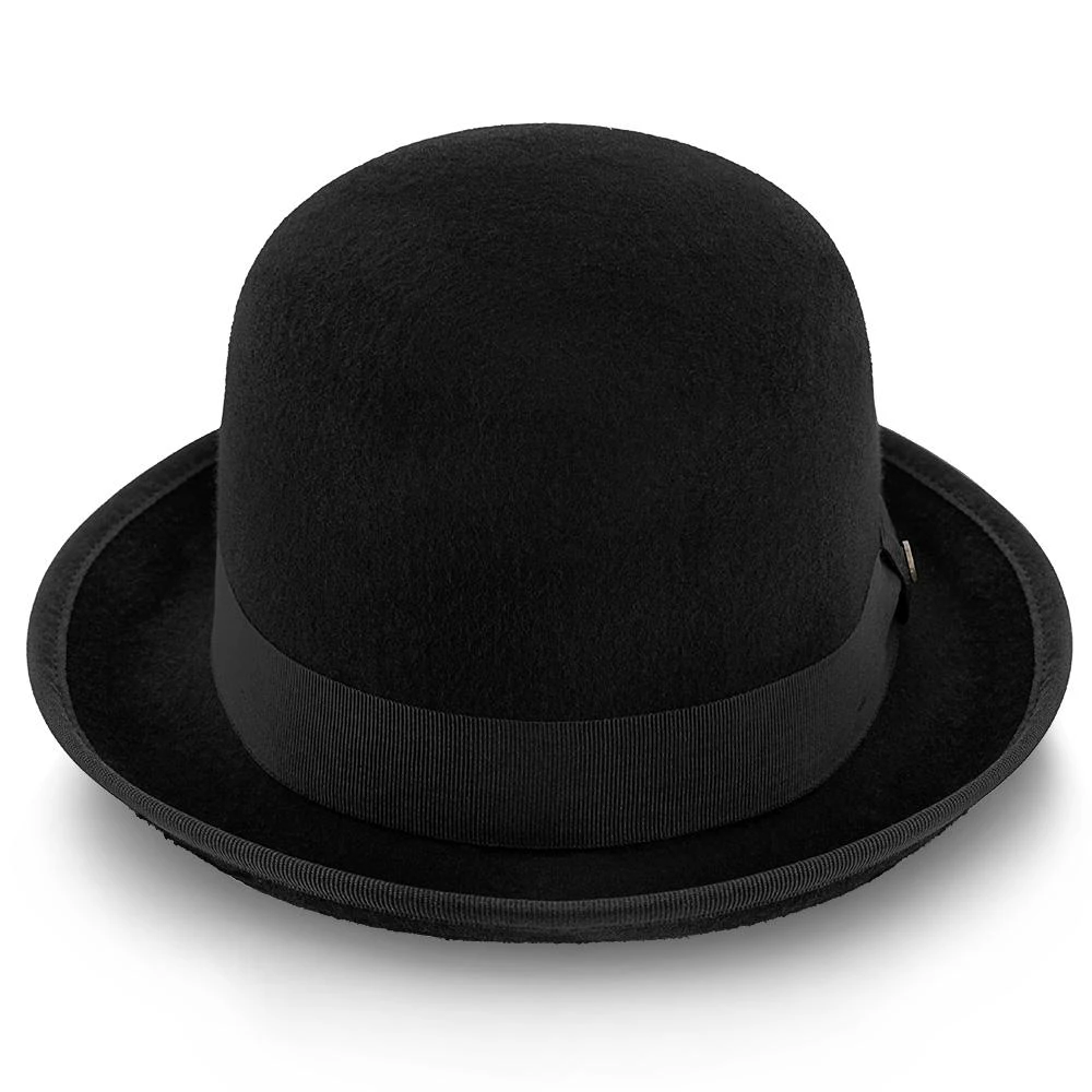 The Legend - Walrus Hats Black Wool Felt Bowler Hat - H7003 8 The Legend - Walrus Hats Black Wool Felt Bowler Hat - H7003 - Image 8