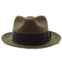Compass - Walrus Hat Diamond Crown Wool Felt Fedora Hat -Bailey Store walrus hats fedora compass walrus hat diamond crown wool felt fedora hat hat 16524560498828
