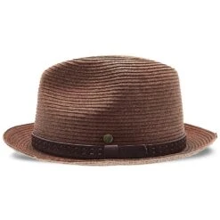 Driftwood - Walrus Hats Brown Paper Braid Straw Fedora Hat -Bailey Store walrus hats fedora driftwood walrus hats brown paper braid straw fedora hat hat 16524519768204