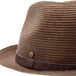 Driftwood - Walrus Hats Brown Paper Braid Straw Fedora Hat -Bailey Store walrus hats fedora driftwood walrus hats brown paper braid straw fedora hat hat 16524519833740
