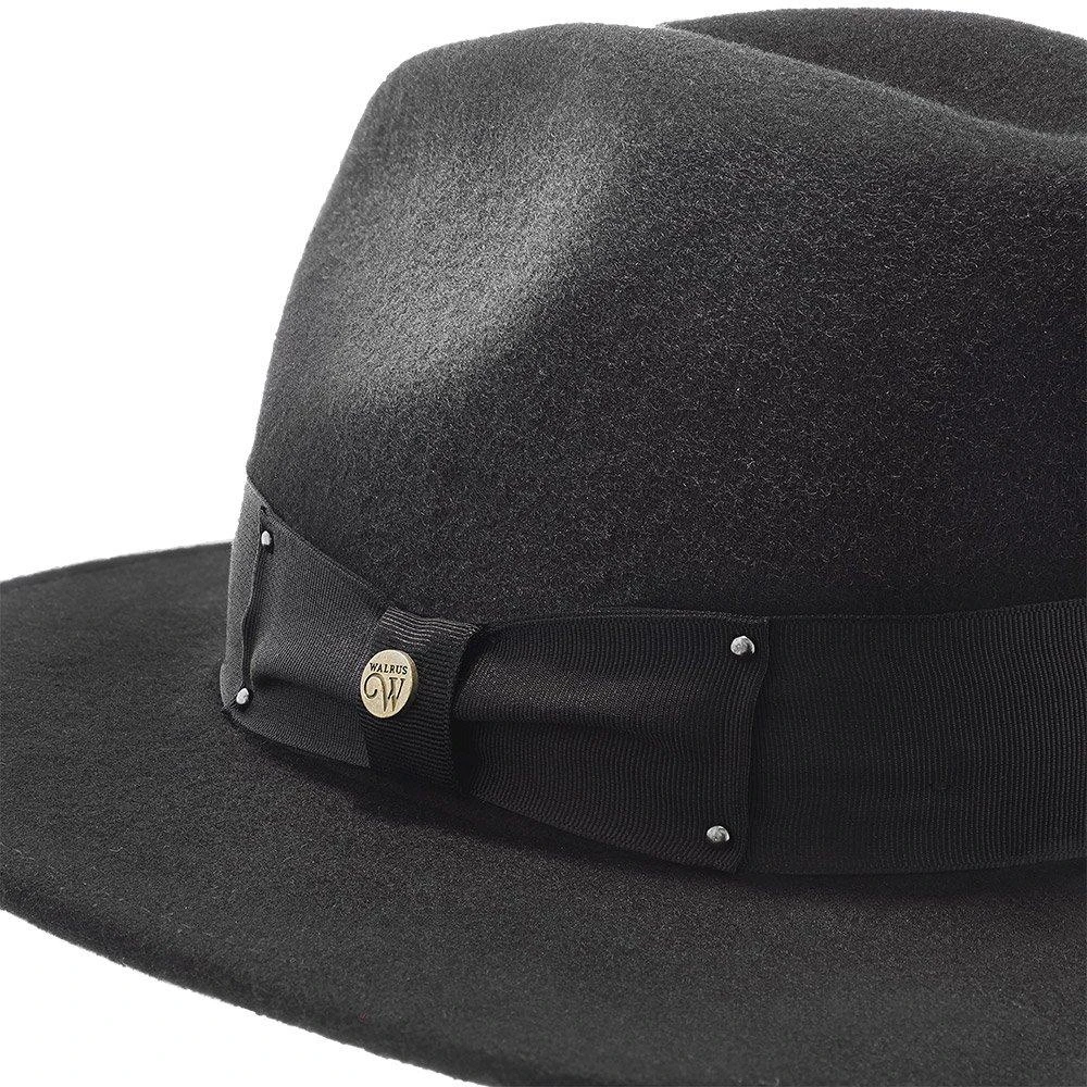 Empire - Walrus Hats Grey Wool Felt Fedora Hat - H7001 20 Empire - Walrus Hats Grey Wool Felt Fedora Hat - H7001 - Image 20