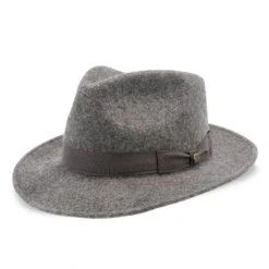 Freemont - Walrus Hats Wool Fedora Hat 33 Freemont - Walrus Hats Wool Fedora Hat -Bailey Store walrus hats fedora grey w black band medium freemont walrus hats wool fedora hat hat 16524649627788