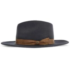 Jetsetter - Walrus Hats Grey Center Dent Wool Felt Fedora Hat -Bailey Store walrus hats fedora jetsetter walrus hats grey center dent wool felt fedora hat hat 16713379479692