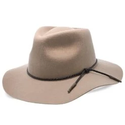 Monterey - Walrus Hats Light Brown Wool Felt Wide Brim Fedora Hat - H7010 26 Monterey - Walrus Hats Light Brown Wool Felt Wide Brim Fedora Hat - H7010 -Bailey Store walrus hats fedora monterey walrus hats light brown wool felt wide brim fedora hat h7010 hat 16524406587532