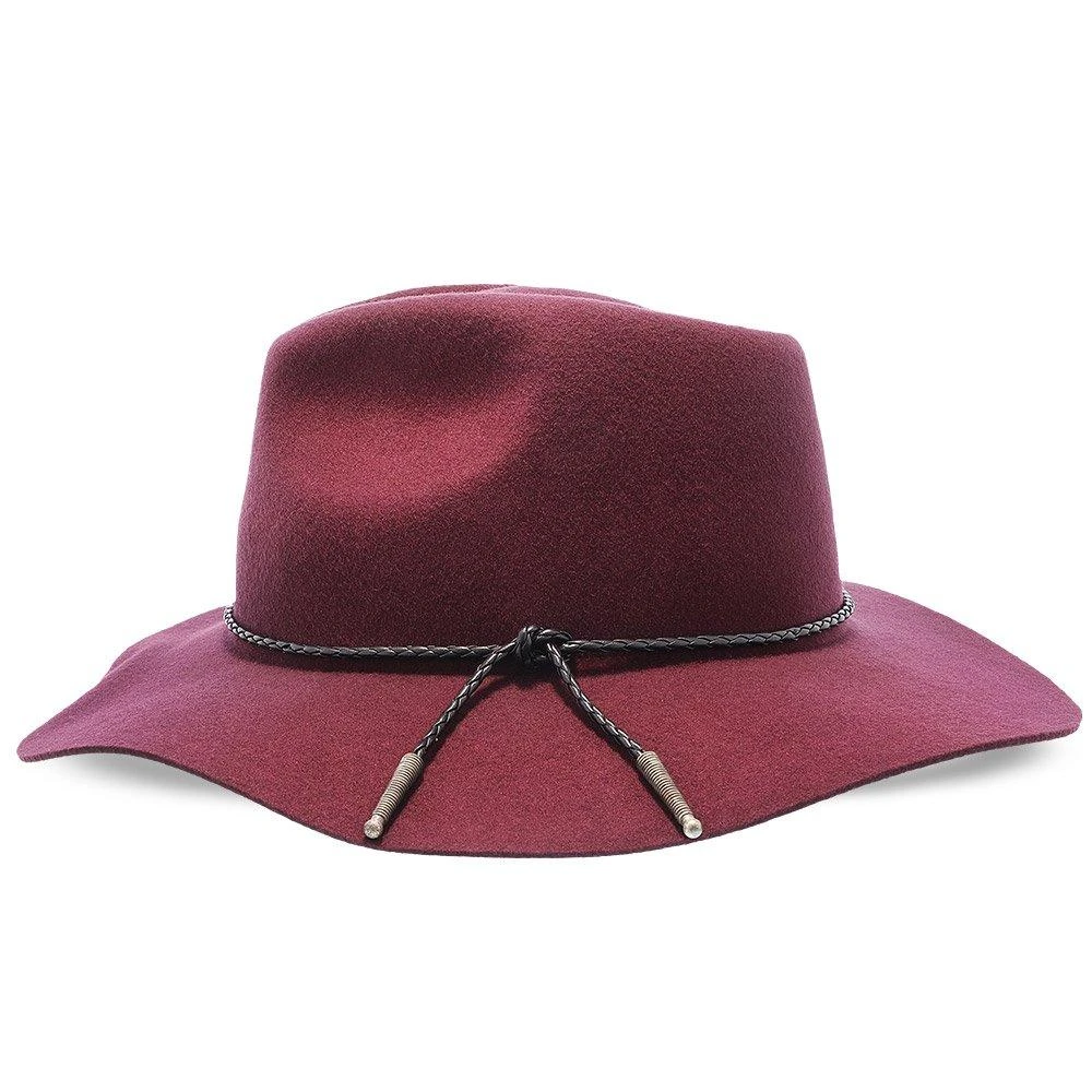 Monterey - Walrus Hats Light Brown Wool Felt Wide Brim Fedora Hat - H7010 12 Monterey - Walrus Hats Light Brown Wool Felt Wide Brim Fedora Hat - H7010 - Image 12