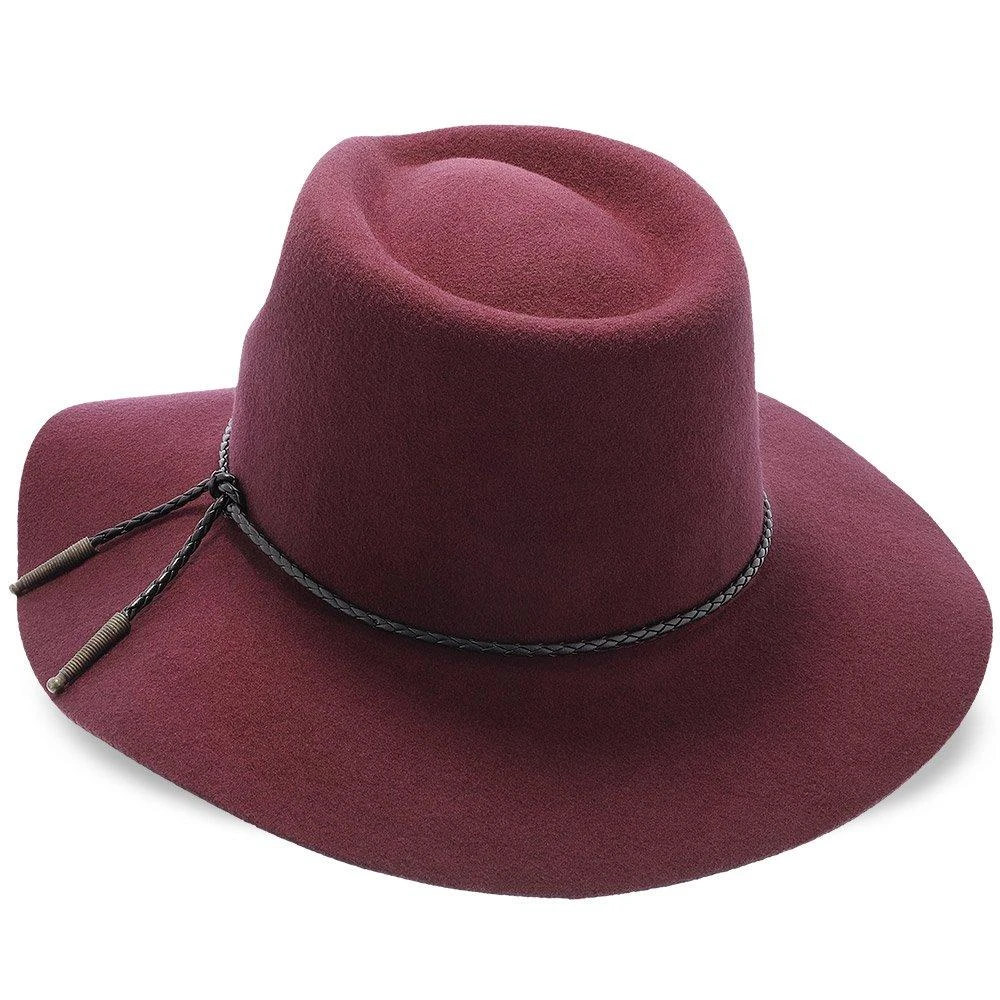 Monterey - Walrus Hats Light Brown Wool Felt Wide Brim Fedora Hat - H7010 15 Monterey - Walrus Hats Light Brown Wool Felt Wide Brim Fedora Hat - H7010 - Image 15