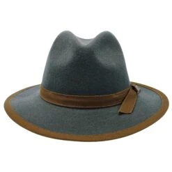 Pinnacle - Walrus Hats Sage Wool Felt Fedora Hat - H7022 37 Pinnacle - Walrus Hats Sage Wool Felt Fedora Hat - H7022 -Bailey Store walrus hats fedora pinnacle walrus hats sage wool felt fedora hat h7022 hat 17260590694540