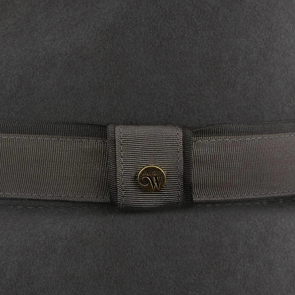 Tampa - Walrus Hats Grey Center Dent Wool Felt Fedora Hat 7 Tampa - Walrus Hats Grey Center Dent Wool Felt Fedora Hat - Image 7