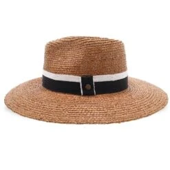 South Beach - Walrus Hats Natural Raffia Straw Fedora Hat 25 South Beach - Walrus Hats Natural Raffia Straw Fedora Hat -Bailey Store walrus hats fedora walrus hats natural raffia straw fedora hat w black white band hat 16700233744524