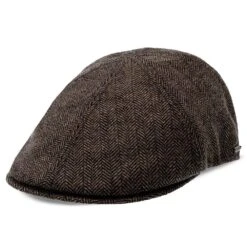 Walrus Hats Luxe End Game Duckbill Wool Flat Cap -Bailey Store walrus hats flat cap brown large walrus hats luxe end game duckbill flat cap hat 16524832112780