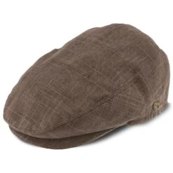 Downtown - Walrus Hats Linen/Cotton Blend Ivy Cap -Bailey Store walrus hats ivy downtown walrus hats mocha linen cotton blend ivy cap hat 16524492210316