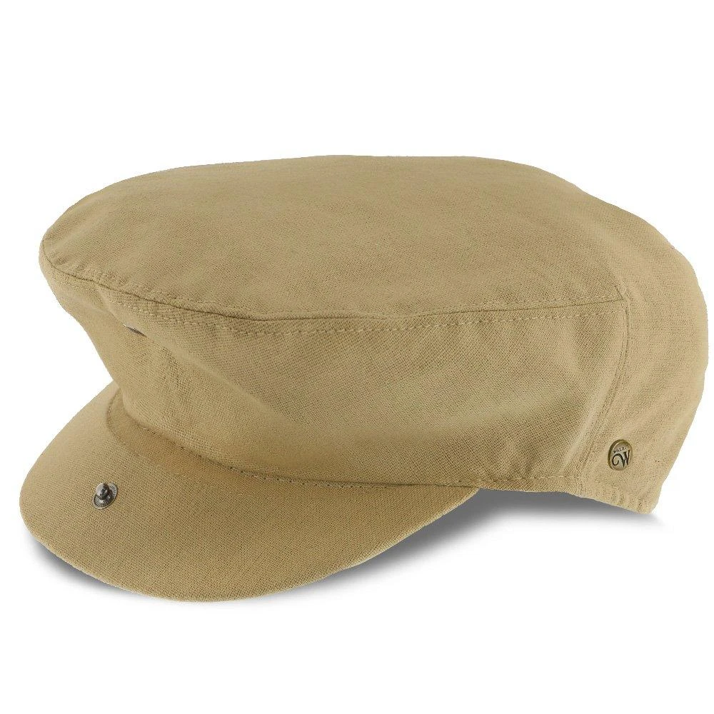 Happy Hour - Walrus Hats Tan Cotton Ivy Cap 7 Happy Hour - Walrus Hats Tan Cotton Ivy Cap - Image 7