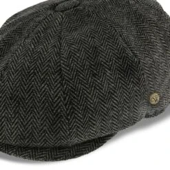 Shelby - Walrus Hats Grey Herringbone Wool Blend 8 Panel Kids Newsboy Cap (Toddler, Boys, Youth) -Bailey Store walrus hats newsboy shelby walrus hats grey herringbone wool blend 8 panel kids newsboy cap toddler boys youth hat 16524503089292