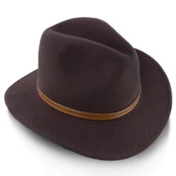 Big Sur - Walrus Hats Dark Brown Wool Felt Safari Hat -Bailey Store walrus hats safari jurassic walrus hats dark brown wool felt safari hat h7014 hat 16713214722188