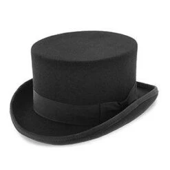 Deadman - Walrus Hats Wool Felt 4.5 In. Height Low Crown Top Hat - H7019 -Bailey Store walrus hats top black 7 deadman walrus hats wool felt 4 5 in height low crown top hat h7019 hat 16556529680524