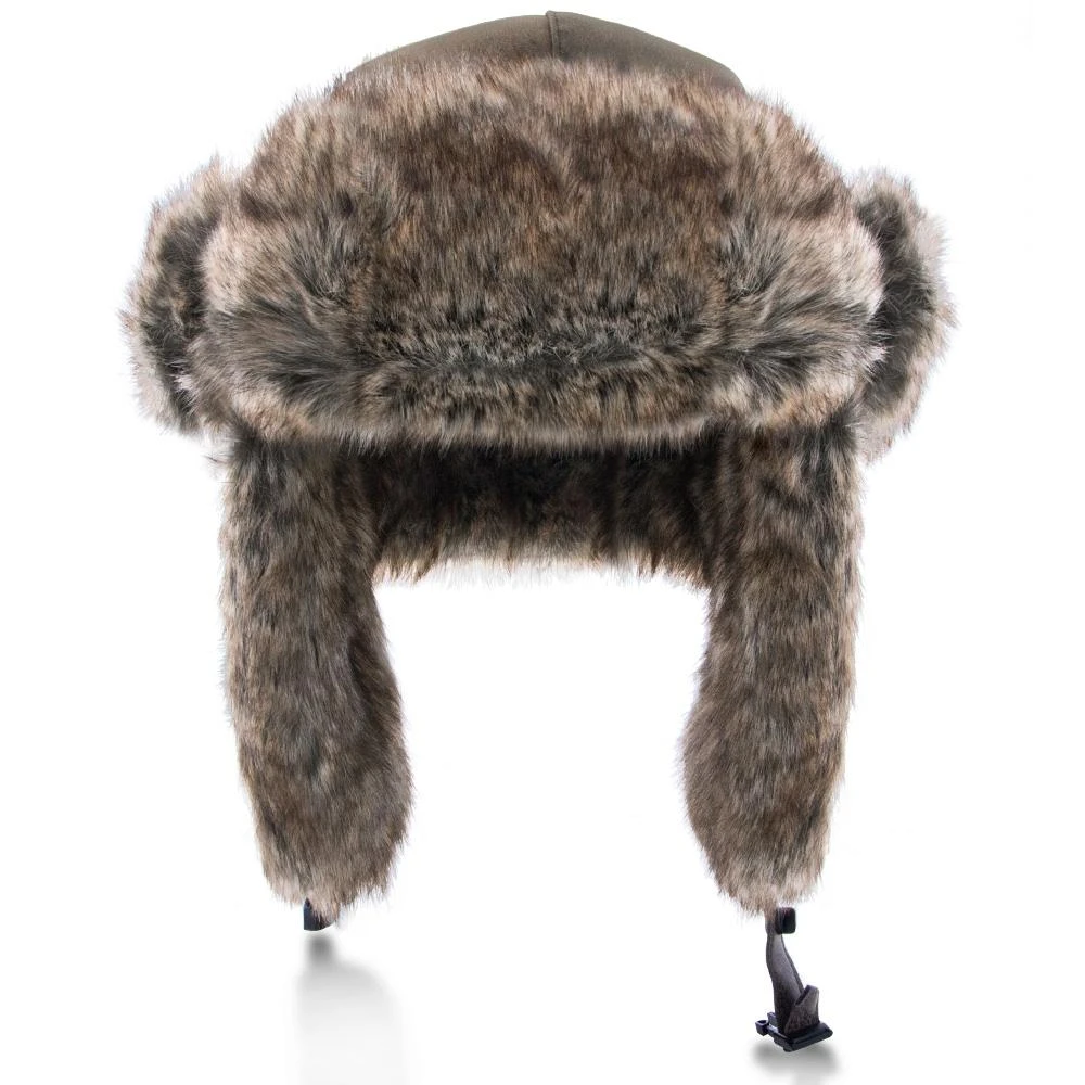 Walrus Hats Faux Fur Brown Trapper Hat 7 Walrus Hats Faux Fur Brown Trapper Hat - Image 7