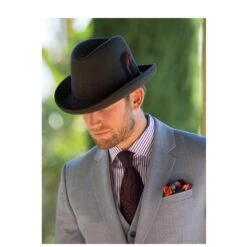 Parliament - Scala WF506 Wool Felt Derby Hat -Bailey Store wf545 black 3q 2 1000x 1 7f8a663f 62d6 470d 8547 e905c1946a0a